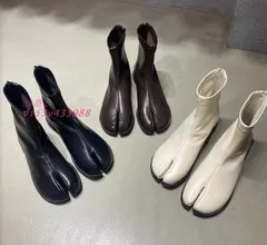 ショート ブーツ 足袋 タビ 韓国 ストリート 衣装 Y2K 原宿系 レディース HIPHOP ファッション モード系女子 コーデ  vii3v433988