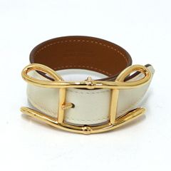 エルメス HERMES ヴォルティージュレザーブレスレット ナタ スイフト B刻印（2023年）【中古】Sランク