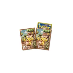 【特価セール】ポケモンTCG 64ct カードスリーブ デッキシールド ピカチュウの贈り物