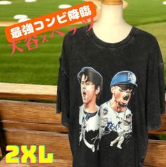 【大谷翔平×ムーキー・ベッツドジャースTシャツ 2XL相当MLB人気選手コラボ