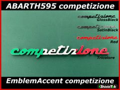 ABARTH595 competizione エンブレムアクセントデカール
