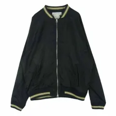 REMI RELIEF レミレリーフ コットン ライン スカジャン ジャケット 日本製 ブラック系 S【中古】のサムネイル