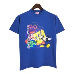 90年代 USA製 Walt Disney World ウォルト・ディズニー・ワールド ミッキーマウス 半袖Ｔシャツ キャラクター(メンズ M)中古 古着 U0313