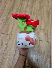 キティ　植木鉢　陶器　フィギュア　置物　ガーデンポット　カバー　うさぎ　りんご キティ 植木鉢 陶器 フィギュア 置物 ガーデンポット カバー