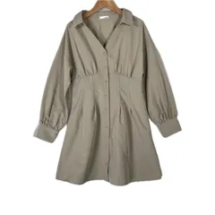 RESEXXY リゼクシー ワンピース ポリエステル ベージュ レディース F【古着】【中古】【送料無料】