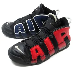 ナイキ NIKE エアモアアップテンポ モアテン 96 Black and University Red スニーカー 28cm DJ4400-001