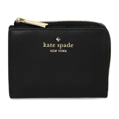 新品 ケイトスペード kate spade 2つ折り財布 スモール L-ジップ ウォレット ブラック