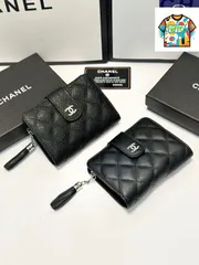 【今日特価】Chanel シャネル 新作ショート財布 頭層小羊皮使用、仕上がり精巧で内部収納充実、高実用性を備える