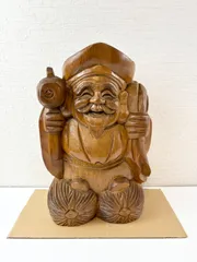 2025年最新】大黒様恵比寿様 木彫りの人気アイテム - メルカリ