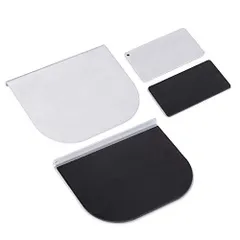 ZepSon モニターアーム補強プレート 取付部硬さ強化対策 デスク保護 傷防止 滑り止めシート付き シルバーのサムネイル