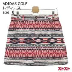 ADIDAS GOLF アディダスゴルフ スカート 総柄 レッド系 L ［240001874584］#
