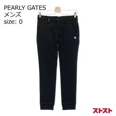 大きいサイズ」PEARLY GATES パンツ ブラック ワッペン付き - メルカリ