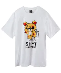 [Four leaf] クマ Tシャツ メンズ レディース 半袖 おもしろ 韓国