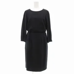 B&Y ユナイテッドアローズ BEAUTY&YOUTH ビューティー&ユース 美品 ツイルタックワンピース 長袖 ツータック S 紺 1626-151-3297 /JS ■GY14