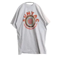 【中古A】90s FRUIT OF THE LOOM vintage XL メンズ Tシャツ カットソー 半袖 シングルステッチ 1996年 SUNYAC バスケットボール フルーツオブザルーム コットン 中古A 古着