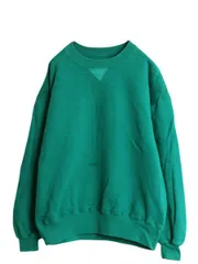 【米国製】LLBean×RUSSELLATHLETIC スウェット グリーン USA製 90s L.L.Bean × Russell Athletic Plain Sweatshirt
