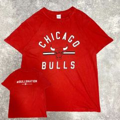NBA シカゴ・ブルズ ロゴ プリントTシャツ GILDAN 半袖