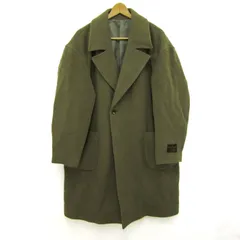 ジャーナルスタンダード チェスターコート ウール混 アウター メンズ Lサイズ カーキ系 JOURNAL STANDARD 【中古】