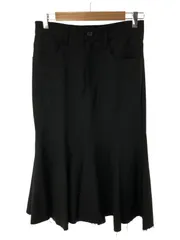 JUNYA WATANABE COMME des GARCONS ジュンヤワタナベ コムデギャルソン 11AW ウールロングフレアスカート ブラック Sのサムネイル