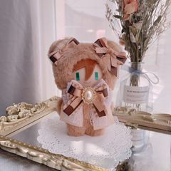 10cm 12cm うさ耳ギンガムチェック ジャンパースカート メイド服