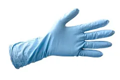 L [PAX-ASIAN] ニトリル手袋 厚手 0.2mm パウダーフリー 中長タイプ 使い捨て手袋（ 食品加工、機械洗浄,精密作業, オイル ハード作業用 ） 50枚入 (Lサイズ)