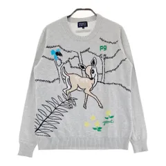 サイズ：1 PEARLY GATES パーリーゲイツ  ニットセーター バンビ グレー系 [240101467291] ゴルフウェア レディース ストスト サイズ：1 PEARLY GATES パーリーゲイツ ニットセーター バンビ