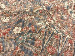 平和屋本店□極上 藍香房 六通柄袋帯 唐織 吉祥花鳥文 逸品 CYAA2536s5  