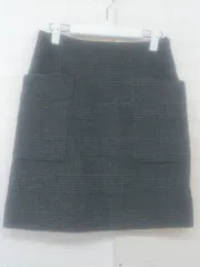 ◇ le coeur blanc ルクールブラン ミニ 台形 スカート サイズ38 グレー系 レディース E  【1302170011503】