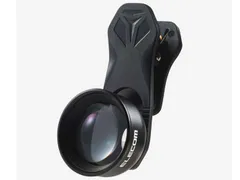 【新品・2営業日で発送】ELECOM エレコム セルカレンズ／望遠レンズ／2倍／ブラック(P-SLZ2XBK)のサムネイル