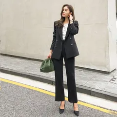 パンツスーツ 上下セット レディース フォーマルスーツ 入学式 卒業式 入園式 卒園式 七五三 母 ママスーツ セレモニースーツ スーツ おしゃれ エレガント 長袖 着痩せ 結婚式 お宮参り 通勤 事務服 仕事 就活 面接 春 秋 新生活 chaoliu27
