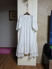 0518 ) ボリュームスリーブ ボリューム感 ワンピース