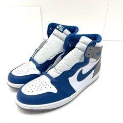 【尾張小牧店】 中古 NIKE | ナイキ スニーカー AIR JORDAN 1 RETRO HIGH OG  TRUE BLUE ブルー サイズ:28.0cm【126】