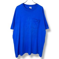 90s BVD Blank Pocket T-Shirt Made in USA 【XXL】 90年代 ポケットTシャツ ポケT シングルステッチ アメリカ製 USA製 VINTAGE USED ヴィンテージ ビンテージ 古着