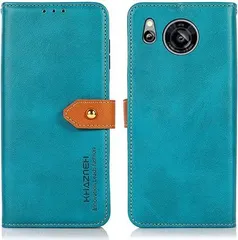 【在庫処分】AQUOS sense7 ケース 手帳型 SH-53C SHG10 カバー シャープ アクオスセンス7 財布型 高級PUレザー 耐衝撃 マグネット式ボタン スピーカーホール付き カード収納 大容量 3枚 横置きスタンド機能 ストラップホールのサムネイル