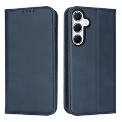 【Hamany】 galaxy a55 5g ケース 手帳型 ギャラクシーa55 ケース 収納 耐衝撃 耐久性 耐摩擦 SC-53E ケース SCG27 マグネット式 スマホケース ギャラクシーa55 レザーカバー -ヴィンテージ ブルー 0