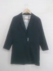 ◇ E hyphen world gallery イーハイフン ワールド ギャラリー 長袖 ジャケット サイズF ネイビー レディース P  【1302010023987】