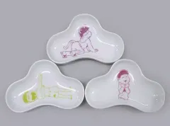 【中古】皿・茶碗(キャラクター) 弟セット 波佐見焼のニートな松豆皿 「おそ松さん」 プレミアムバンダイ限定