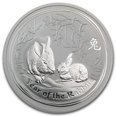 オ―ストラリア2023年1ドル純銀貨】1オンス／ルナラビット／クリアケ―ス
