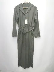 ◇ ◎ ●未使用● apres jour アプレジュール 長袖 ソデスリット オールインワン サイズＭ ダークブラウン レディース P 【1402270014234】のサムネイル