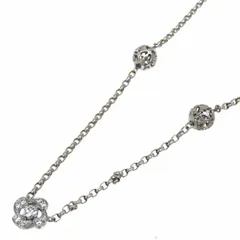 MONNICKENDAM モニッケンダム イングリッシュローズ ダイヤ ネックレス K18WG 750 ホワイトゴールド ダイヤモンド 0.82ct 68.5cm ペンダント 首飾り アクセサリー レディース 送料無料 240101754294のサムネイル