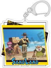 [중고] 키 체인 베르제부부 & 라오 & 시프 (걸음) [SAND LAND 트레이딩 아크릴 키 체인]