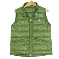 MONCLER モンクレール　ダウンベスト　カーキ　80size 12-18M MONCLER モンクレールダウンベストカーキ80size 12-18M