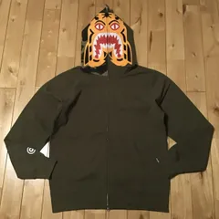 タイガー パーカー Lサイズ オリーブ a bathing ape BAPE camo tiger full zip hoodie エイプ ベイプ アベイシングエイプ