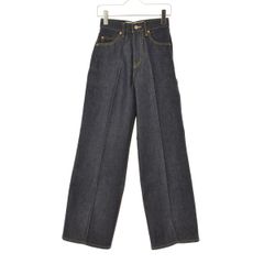 【THESHINZONE】22AMSPA04 ANNIE JEANS ハイウエスト ワイドデニムパンツ