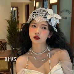 フラワー 花びら お花 シルバー 透かし 髪飾り ヘッドドレス ティアラ 成人式 前撮り 和装 ウエディング ブライダルアクセサリー シンプル 上品