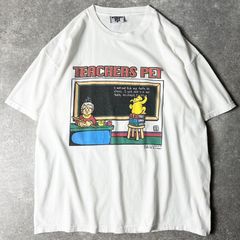 90s ジャージーズ 下ネタ ジョーク ビンテージTシャツ XL 白 ○8340 