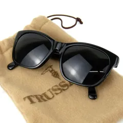 トラサルディ サングラス フルリム フレーム TS-205 ブランド メガネ アイウェア メンズ ブラック TRUSSARDI 【中古】のサムネイル