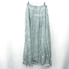 ◇ ⊂ UNITED ARROWS ユナイテッドアローズ ロング プリーツ スカート サイズ 表記なし ブルー系 レディース E  【1409240006732】