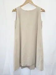 ◇ ⊂ Ray BEAMS レイビームス バックタック ノースリーブ 膝丈 ワンピース ベージュ系 レディース E  【1507230007766】のサムネイル