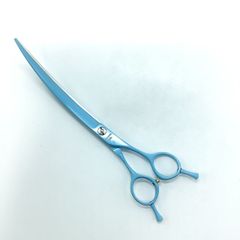 【ビアーズBEARDS】ショコラカーブ ディープタイプchocolate-8.0 トリミングシザー メガネ 右利き トリマー ペット 8インチ 中古 sc2174